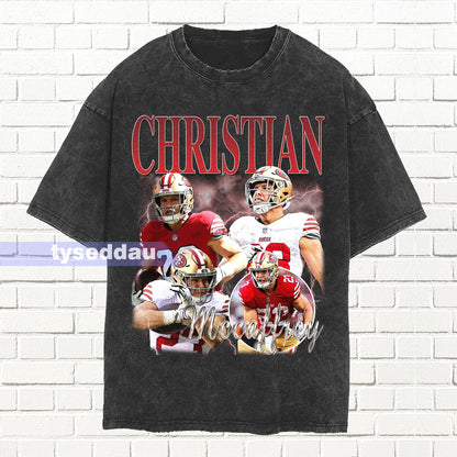 Christian Mccaffrey Vintage Graphic Unisex Hoodie