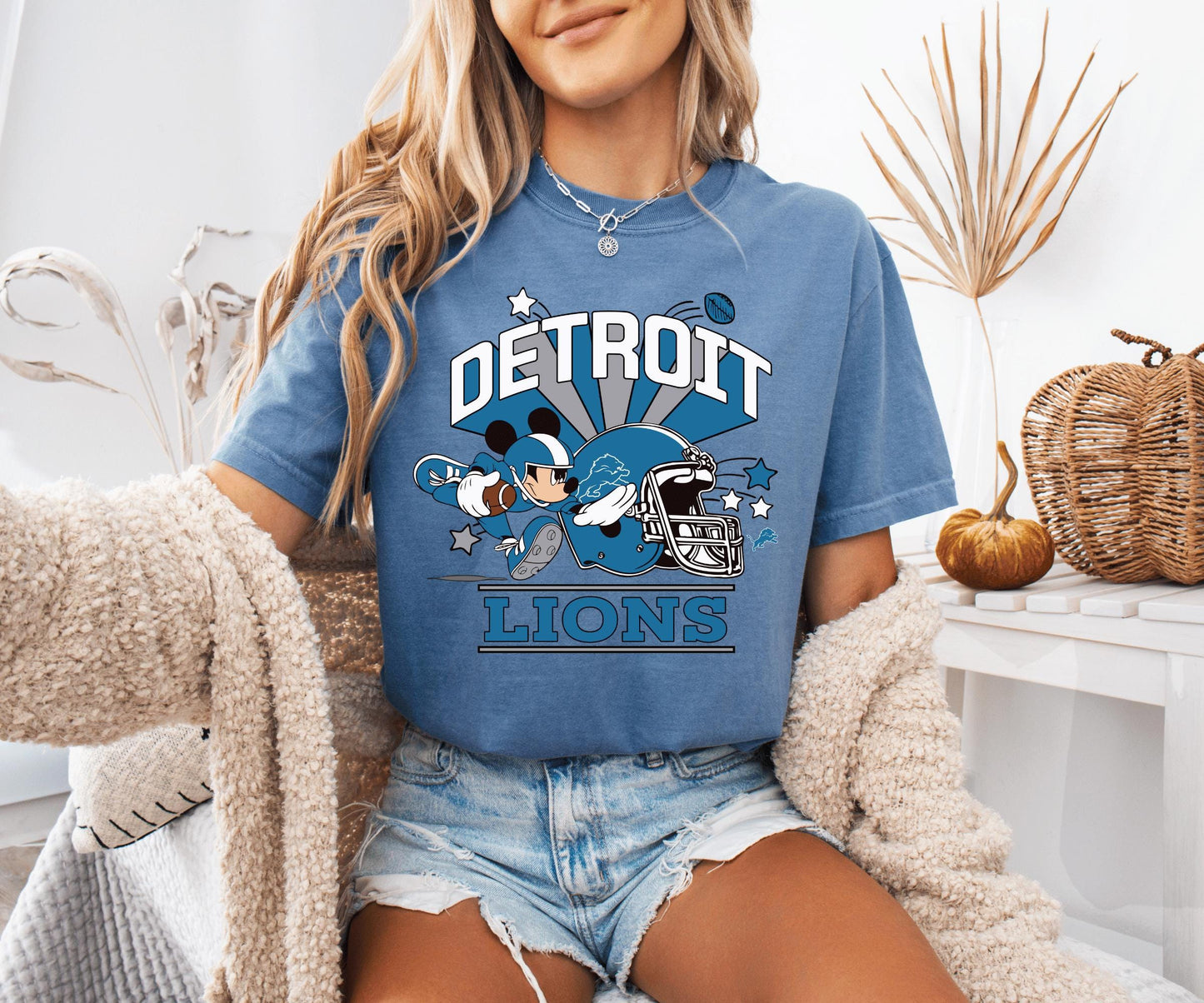 Detroit Mickey Football Sweatshirt - Game Day Gift for Fans