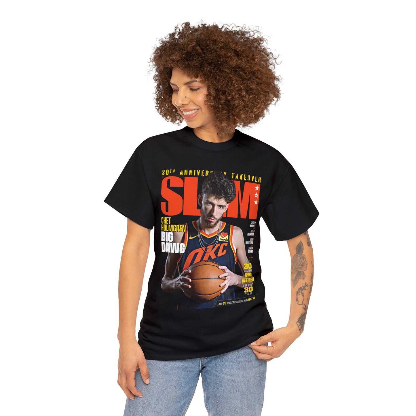 Chet Holmgren OKC Thunder NBA Slam Cover Tee Shirt