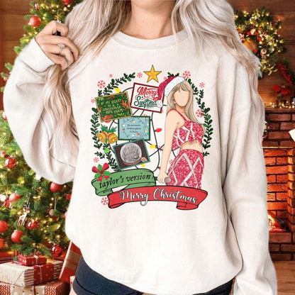 Merry Swiftmas 2024 Shirt Download Music Gift