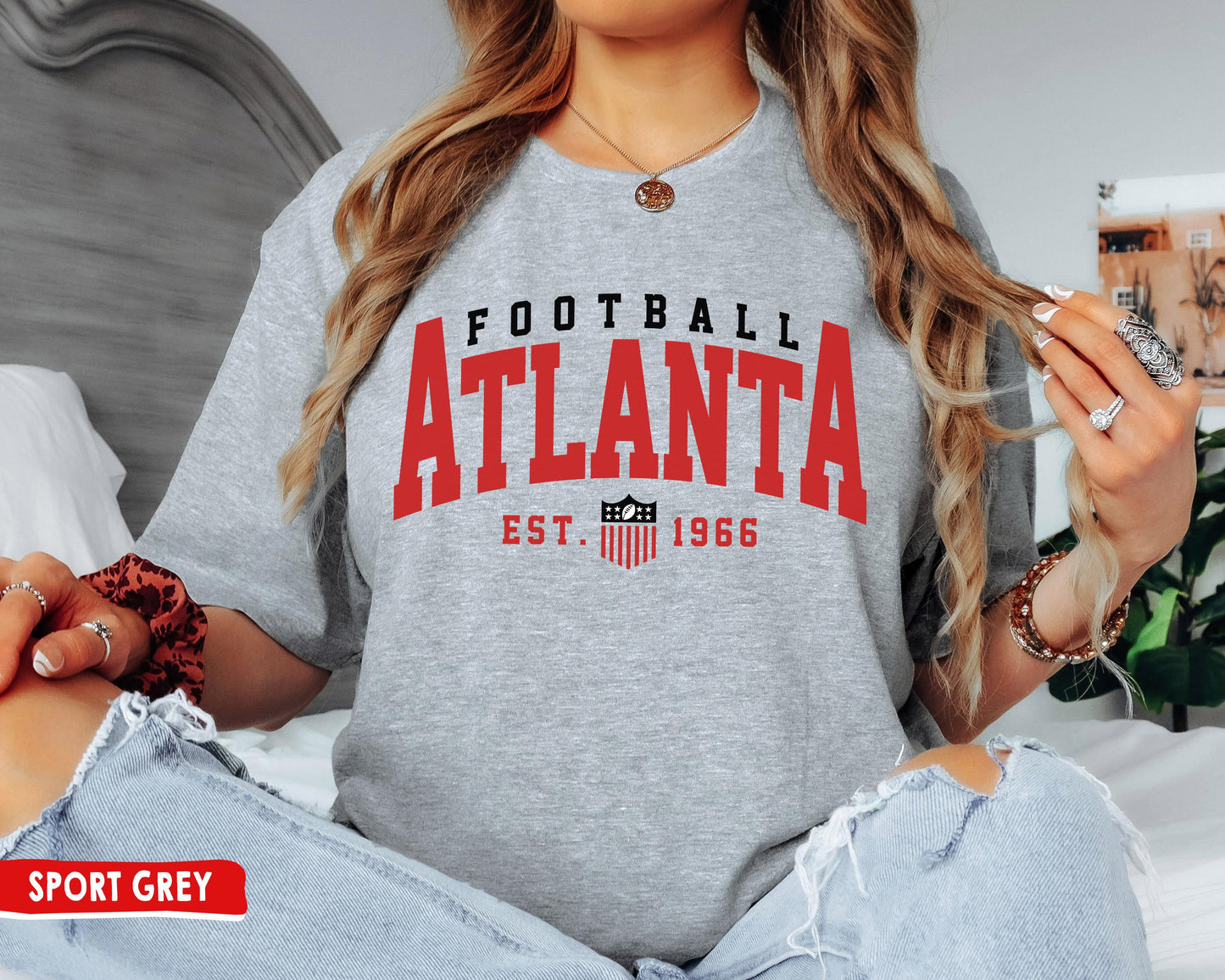 Atlanta Football Crewneck Sweatshirt, Falcons Game Day T-Shirt Gift