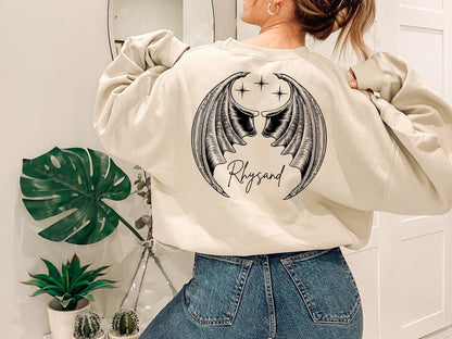 Rhysand Acotar Velaris Back Design Sweatshirt Tshirt