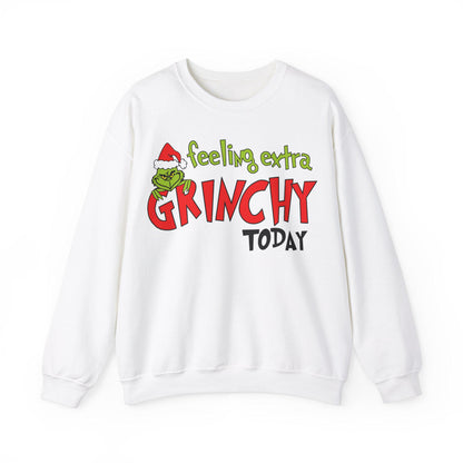 Feeling Extra Grinchy Sweatshirt - Funny Holiday Sweater