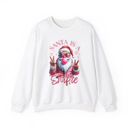 Santa Is A Swiftie Sweatshirt - Merry Swiftmas Gift