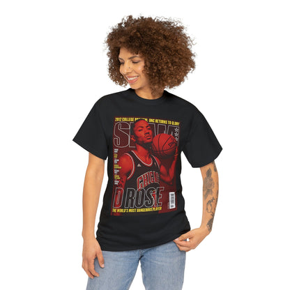 Derrick Rose Chicago Bulls NBA SLAM Cover Tee Shirt 2