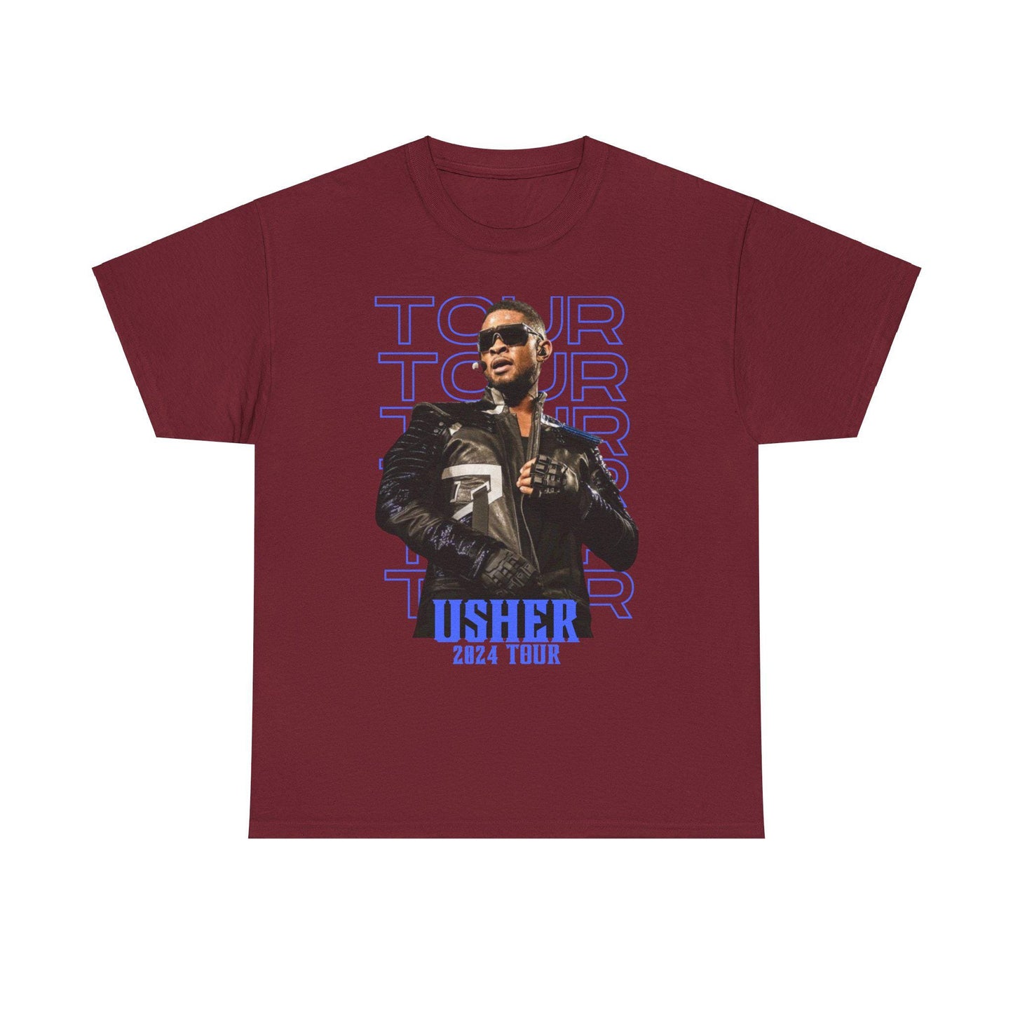 Usher 2024 Tour Past Present Future World Tour Shirt