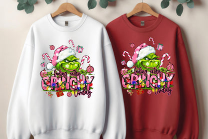 Funny Grinch Christmas Sweatshirt - Family Holiday Hoodie