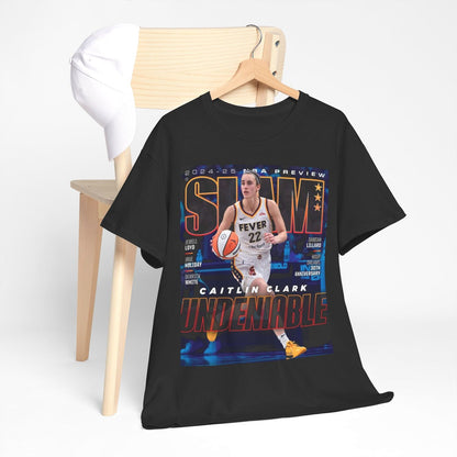 Caitlin Clark Indiana Fever Wnba Slam Cover T-Shirt