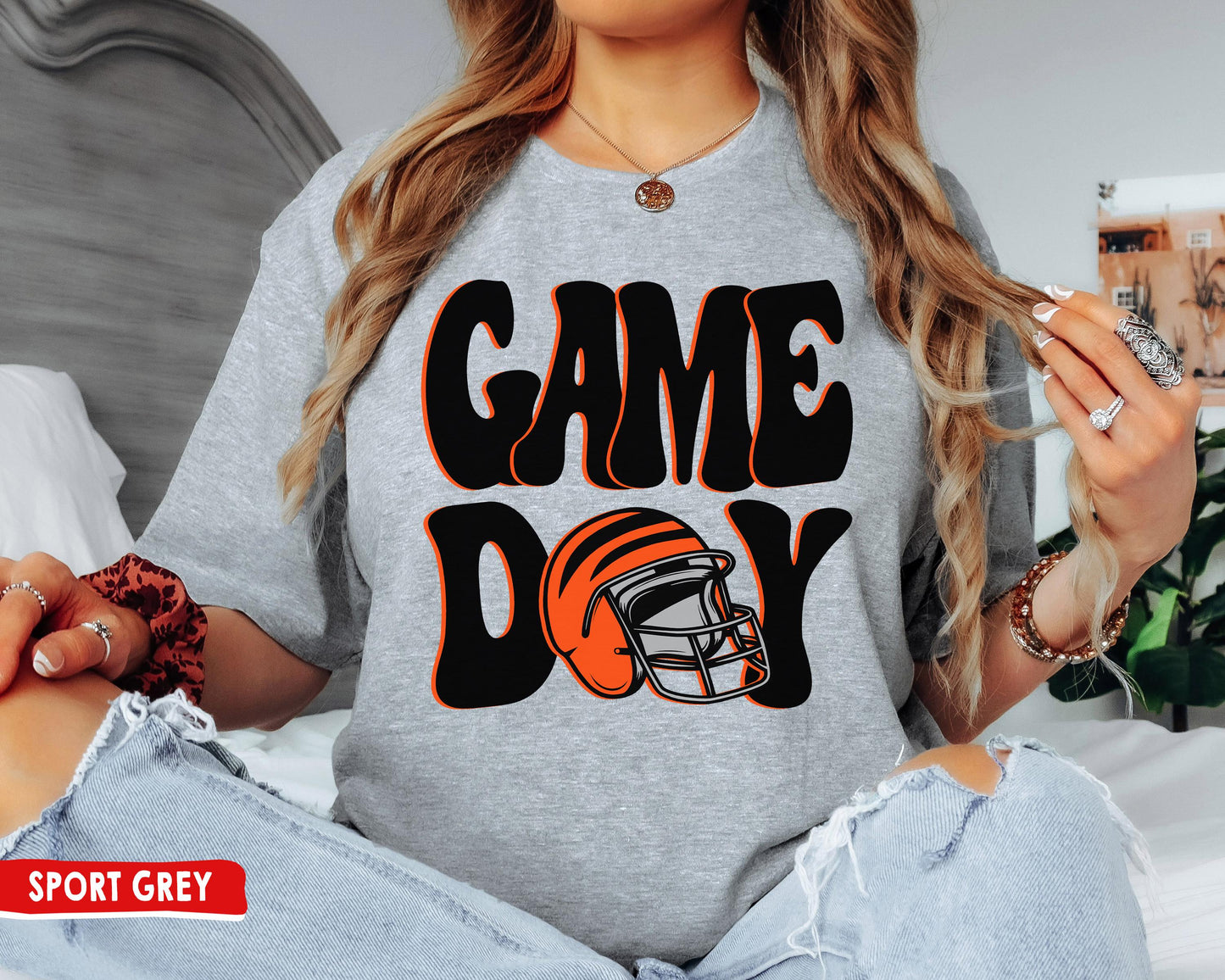 Cincinnati Bengals Football Game Day Crewneck Sweatshirt For Fans