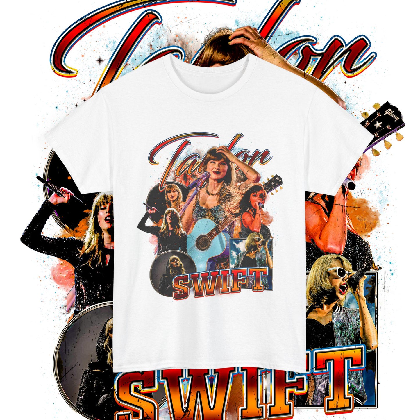 Taylor Swift Graphic Tee Custom Vintage Bootleg Tour Merch