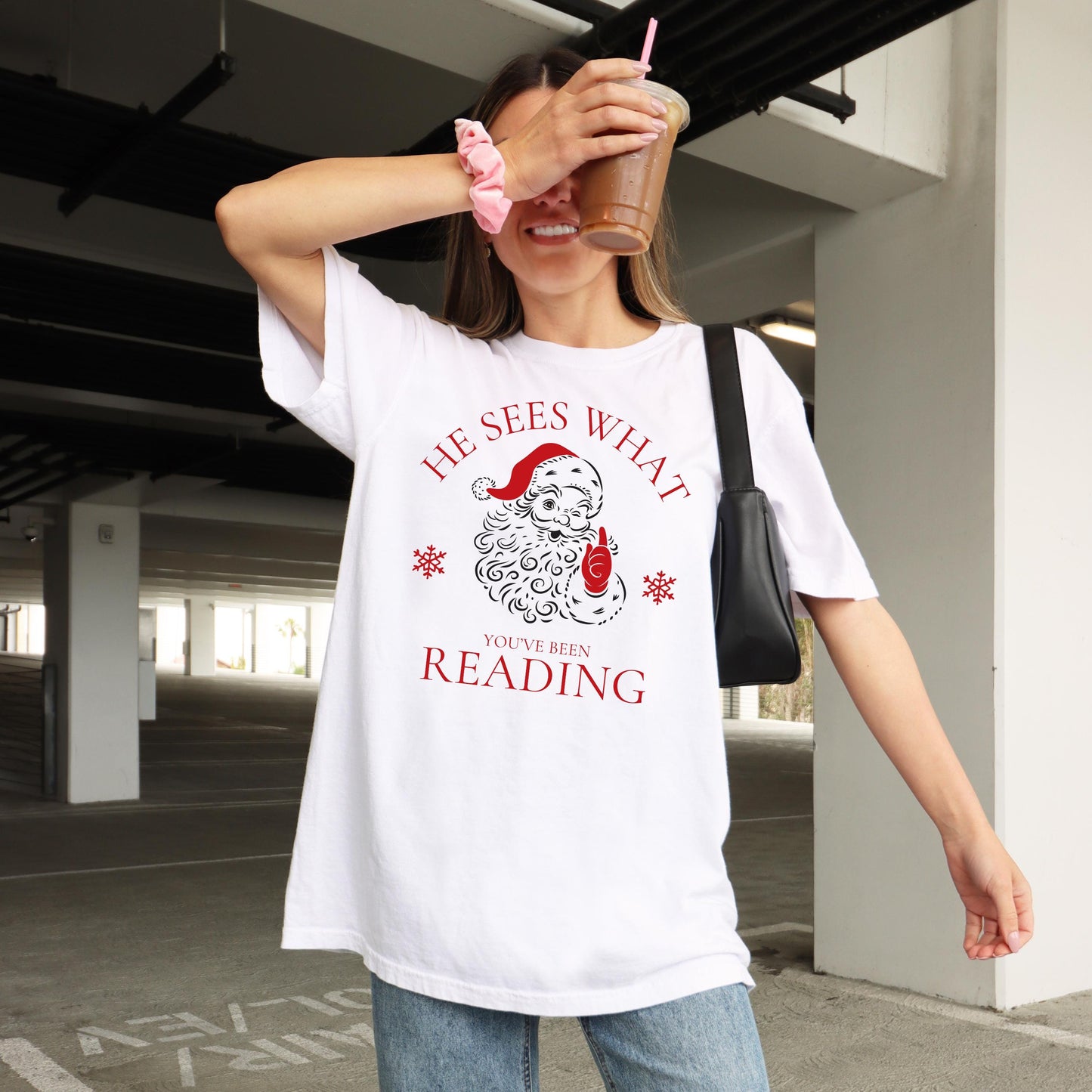 Funny Christmas Book Lover Shirt - Cozy Literary Holiday Tee