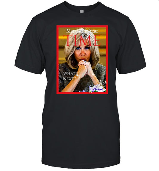 Candace Owens Wearing Brigitte Macron Man Of The Year Time Shirt