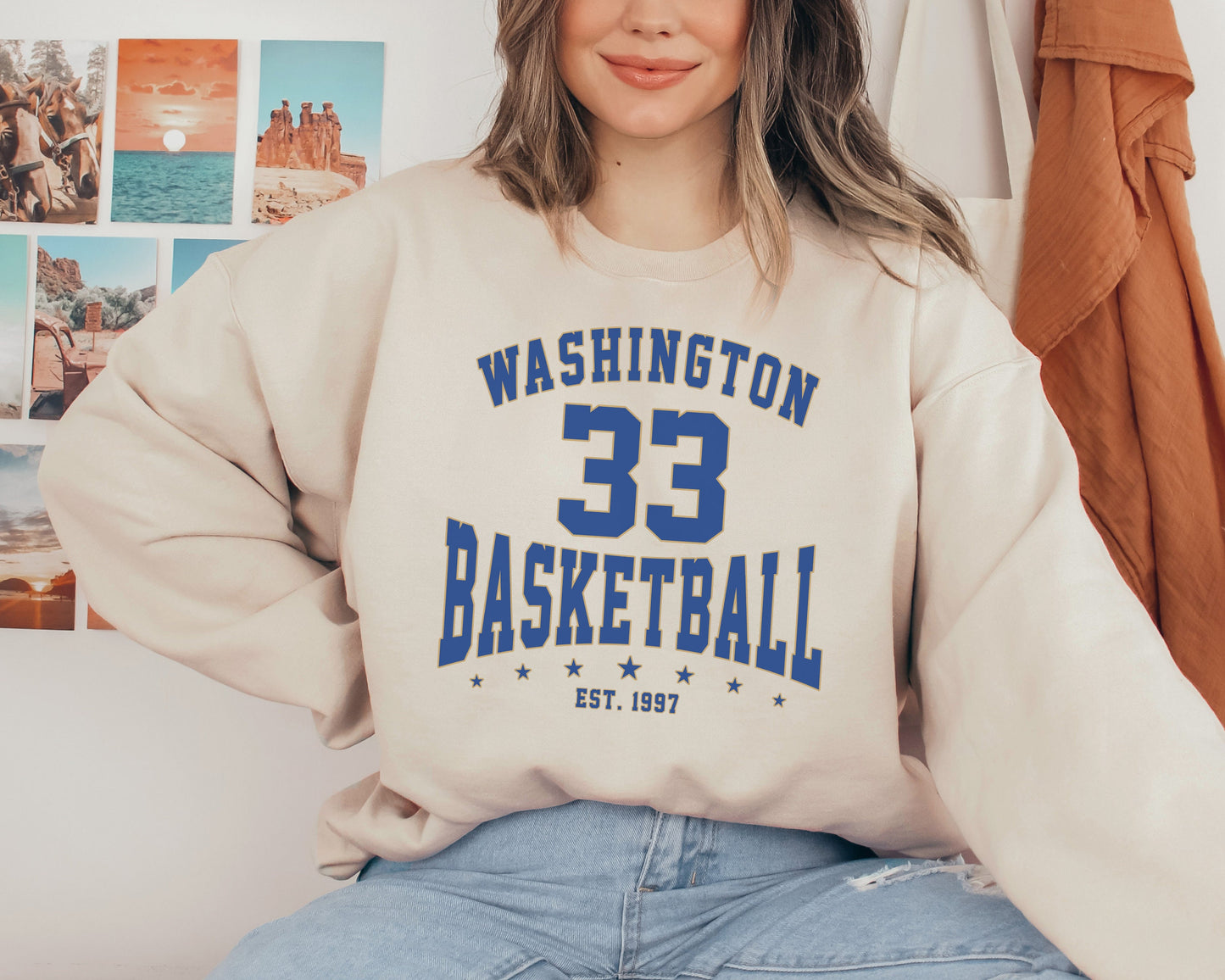 Customized Washington Wizards Est 1997 Crewneck Sweatshirt T-Shirt