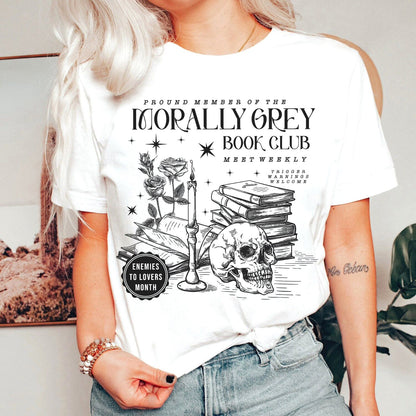 Morally Grey Book Club Shirt - Dark Romance Reader Gift