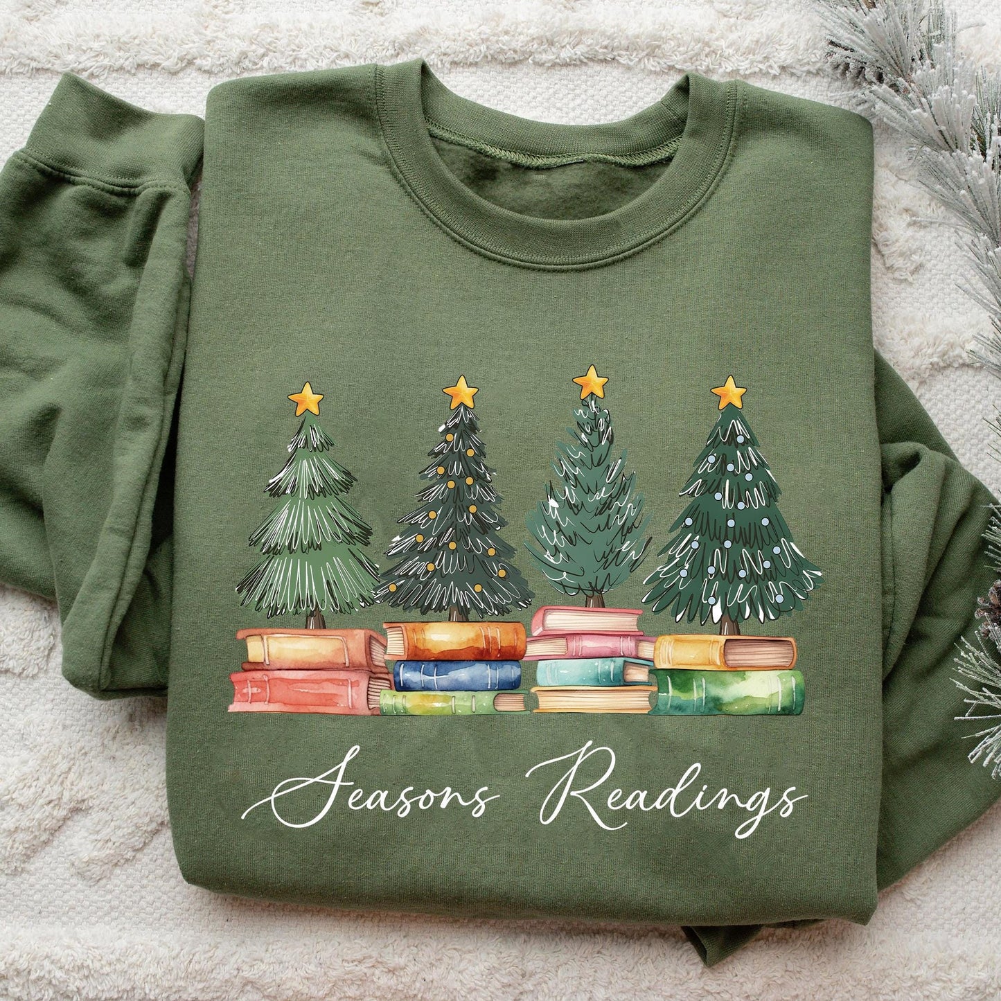 Seasons Readings Sweatshirt - Bookish Christmas Gift