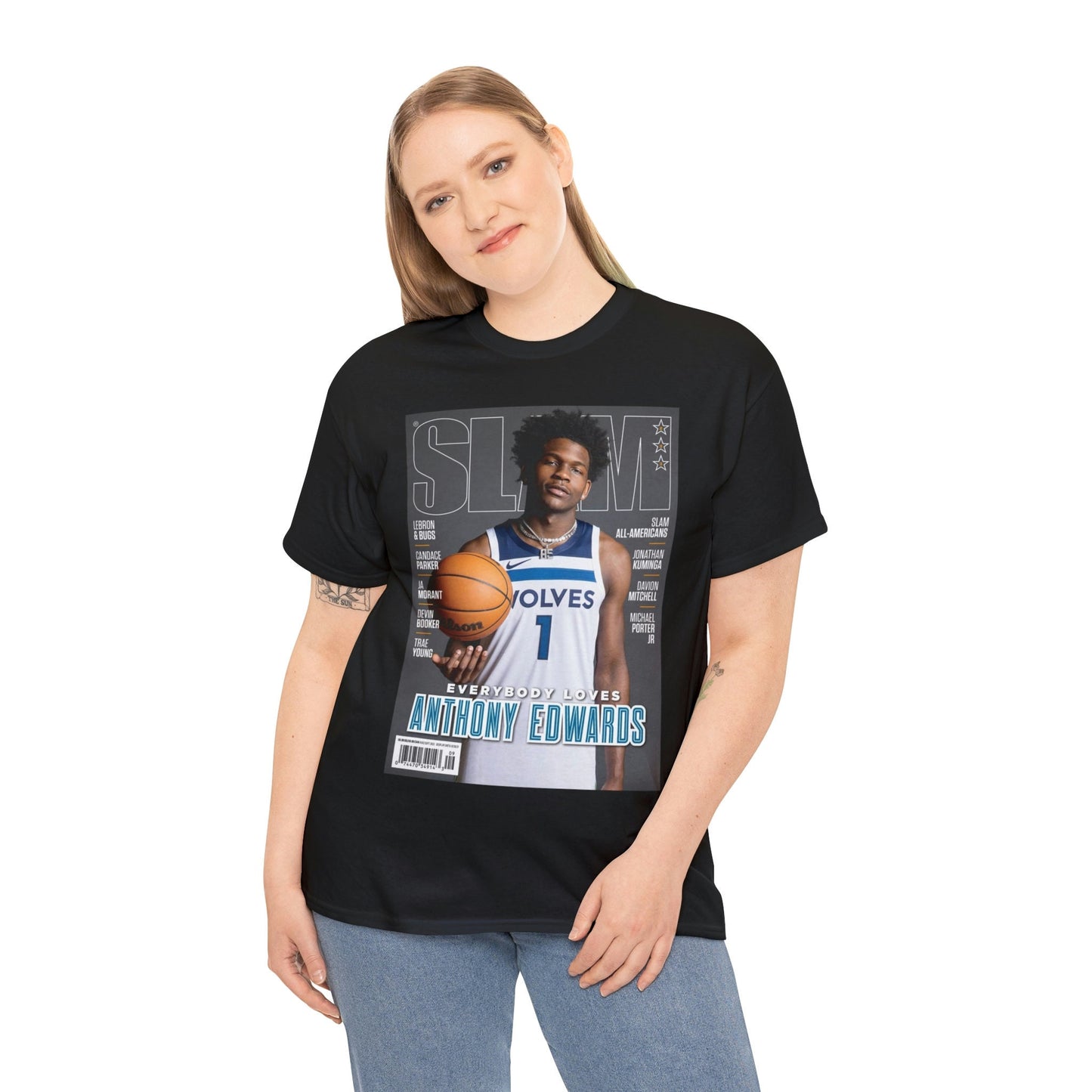 Anthony Edwards Minnesota Timberwolves NBA Slam Cover Tee