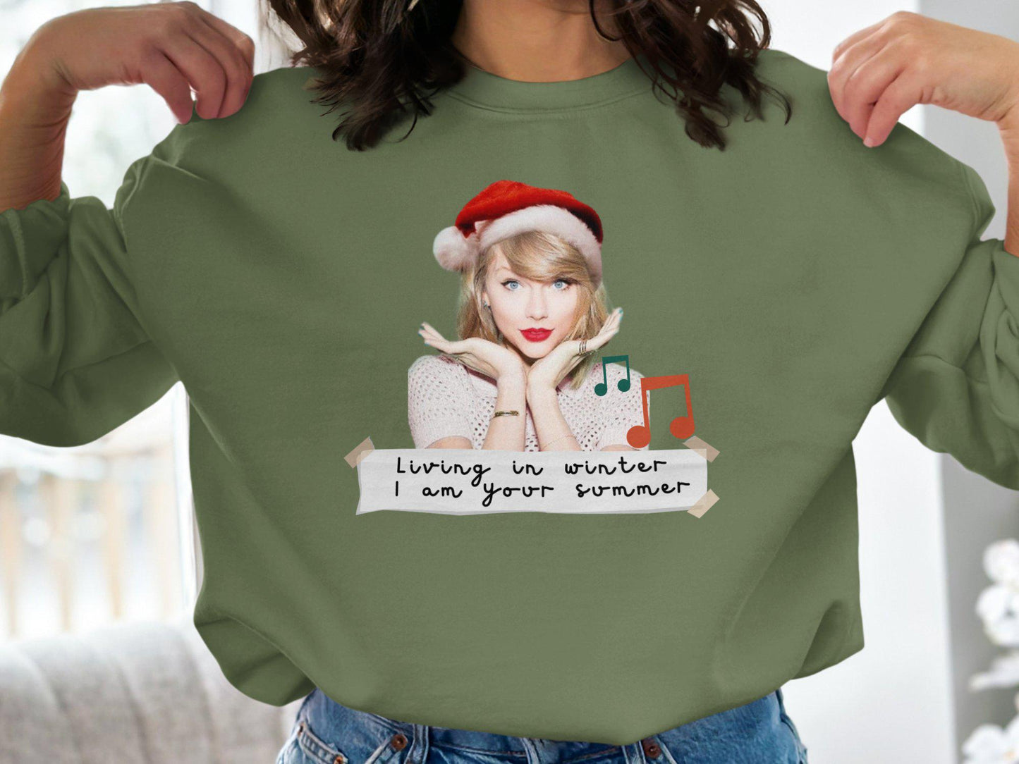 Merry Swiftmas Swiftie Christmas Graphic Sweatshirt