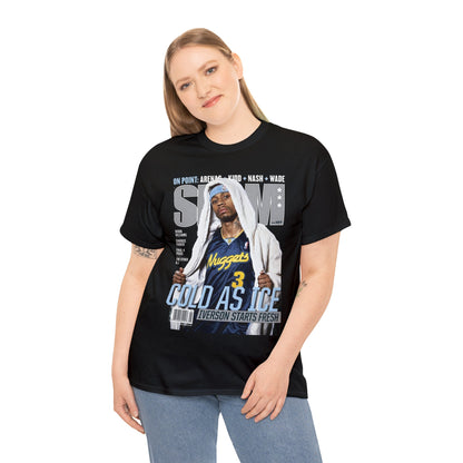 Allen Iverson Denver Nuggets NBA Slam Cover Tee Shirt