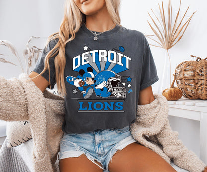 Detroit Mickey Football Sweatshirt - Game Day Gift for Fans