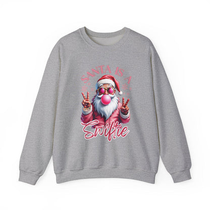 Santa Is A Swiftie Sweatshirt - Merry Swiftmas Gift