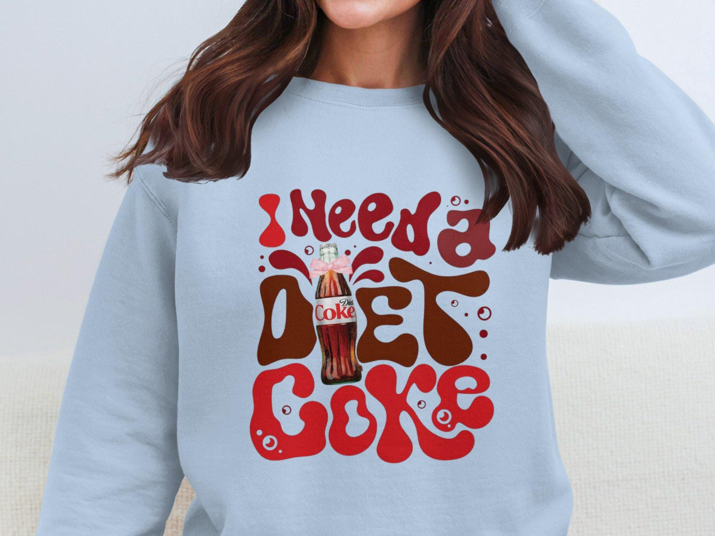 Diet Coke Crewneck Sweatshirt Funny Coke Lover Unisex Shirt