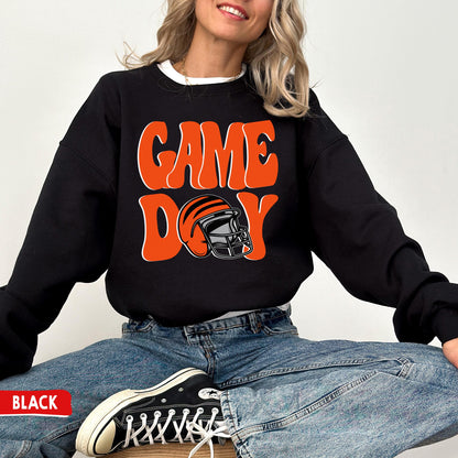 Cincinnati Bengals Football Game Day Crewneck Sweatshirt For Fans