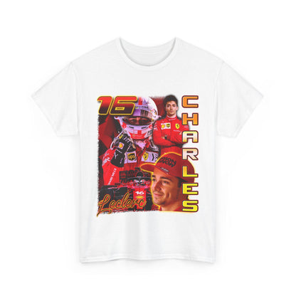 Charles Leclerc F1 Graphic Tee - Y2K Racing Shirt Gift