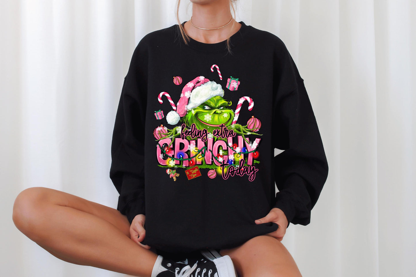 Funny Grinch Christmas Sweatshirt - Family Holiday Hoodie