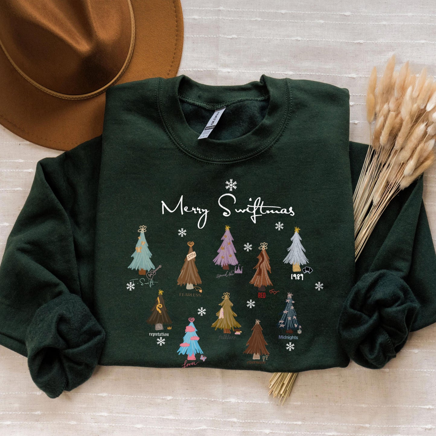 Swifties Christmas Sweatshirt - Merry Swiftmas Lyric Shirt