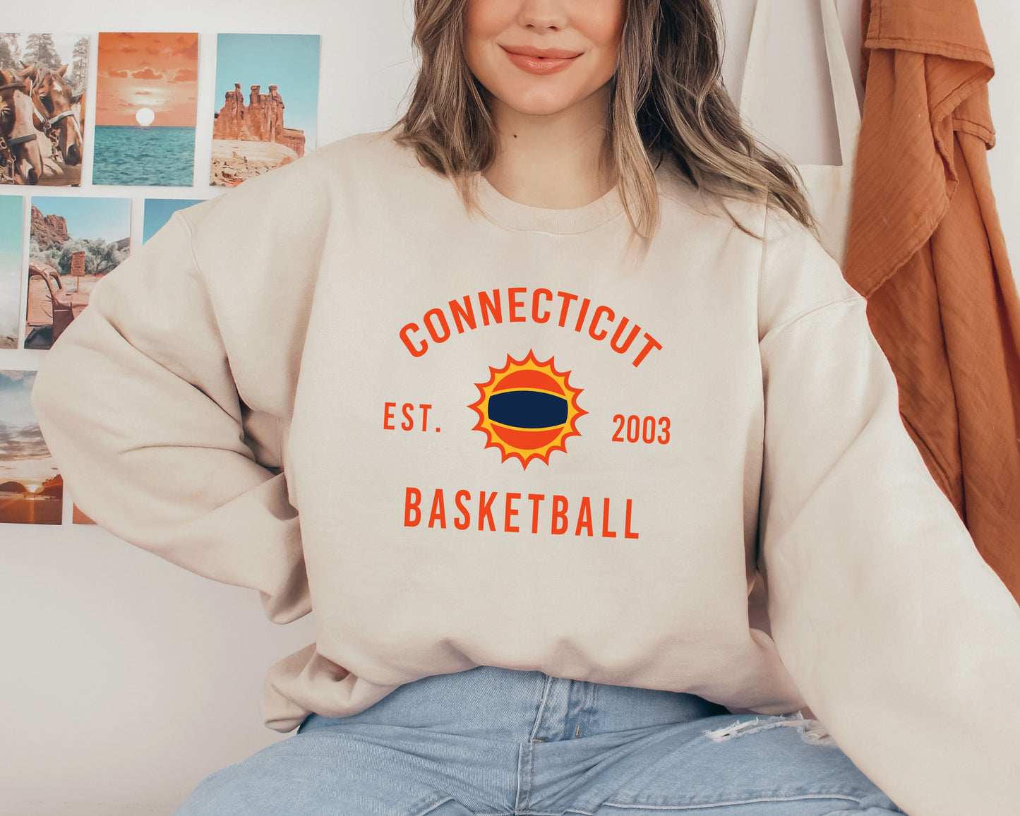 Connecticut Su Women'S Basketball Fan T-Shirt Sweatshirt