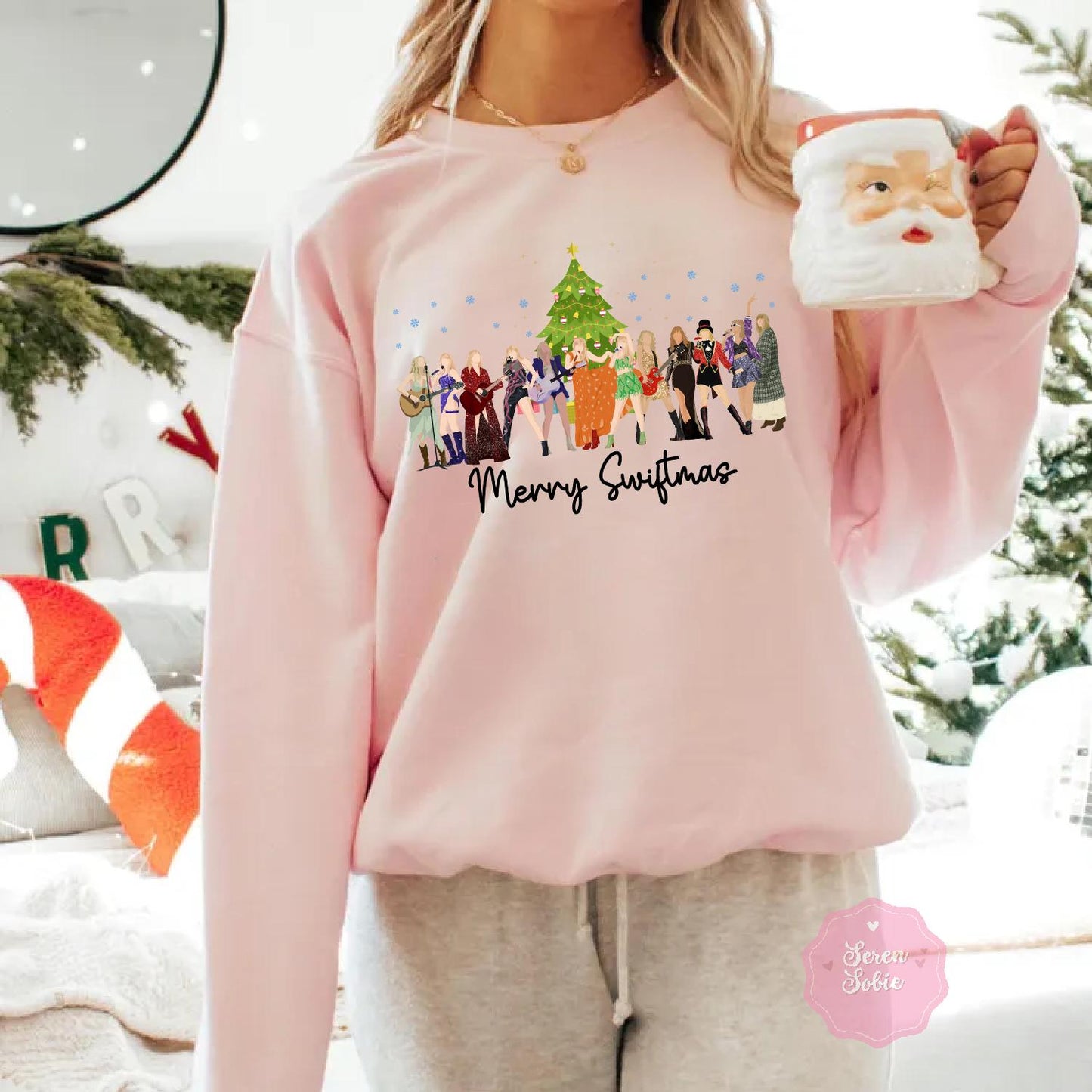 Merry Swiftmas Shirt - Cozy Winter Ts Fan Christmas Gift