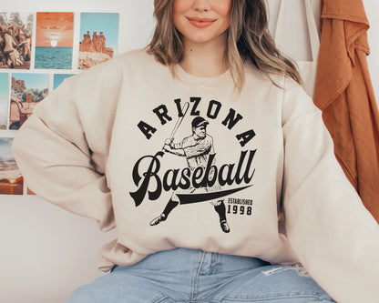 Arizona Diamondbacks Est 1998 Vintage Retro Baseball Crewneck Sweatshirt