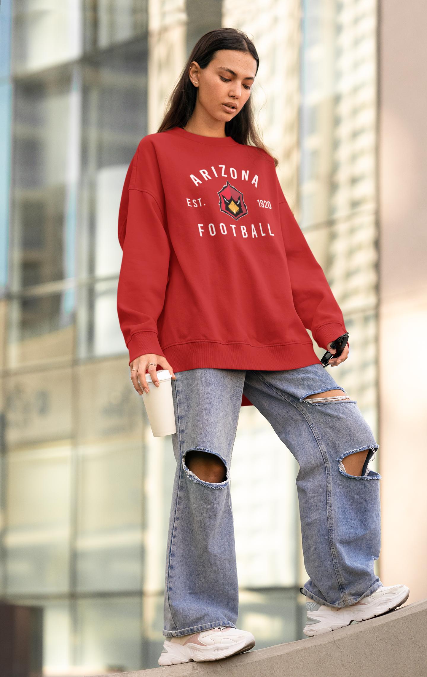 Arizona Cardinals Crewneck Sweatshirt T-Shirt, Football Shirt, Sweater