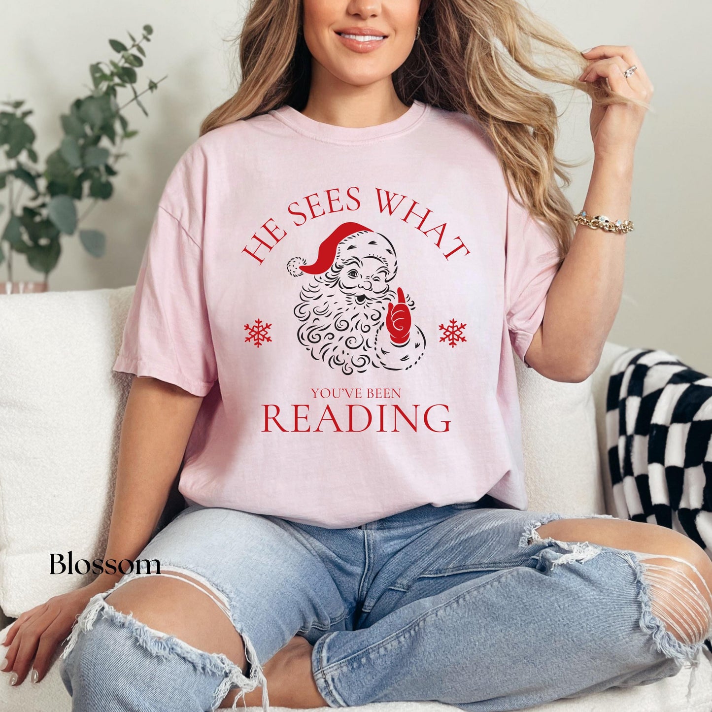 Funny Christmas Book Lover Shirt - Cozy Literary Holiday Tee