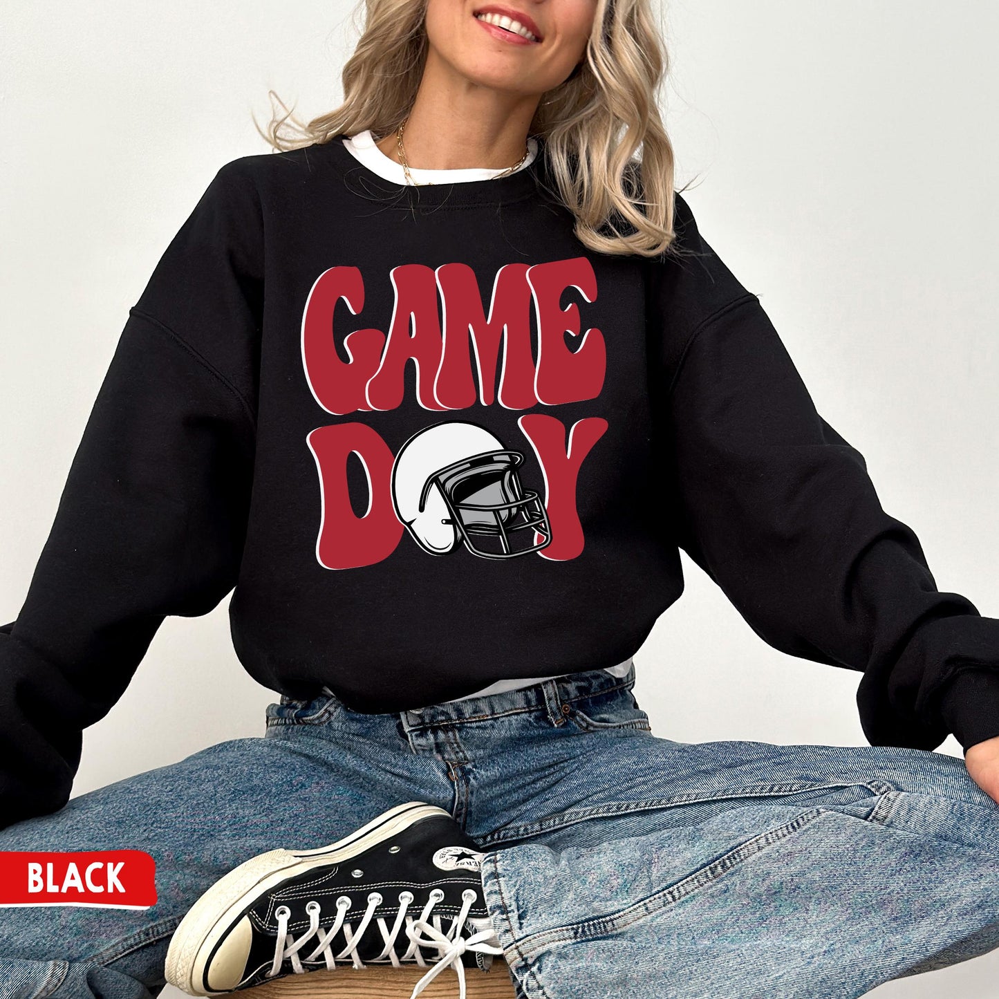 Arizona Cardinal Game Day Crewneck Sweatshirt - Sunday Football Gift