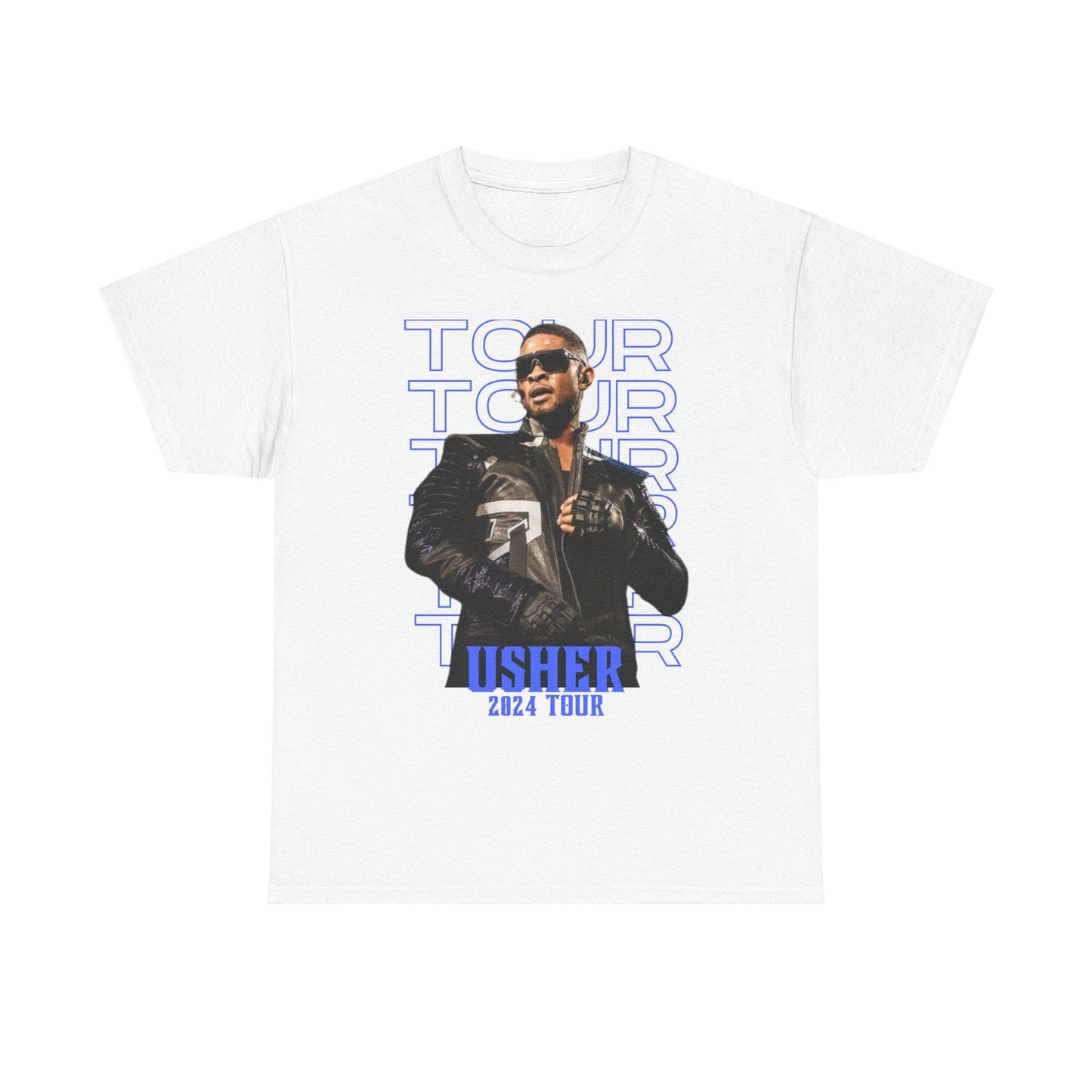 Usher 2024 Tour Past Present Future World Tour Shirt