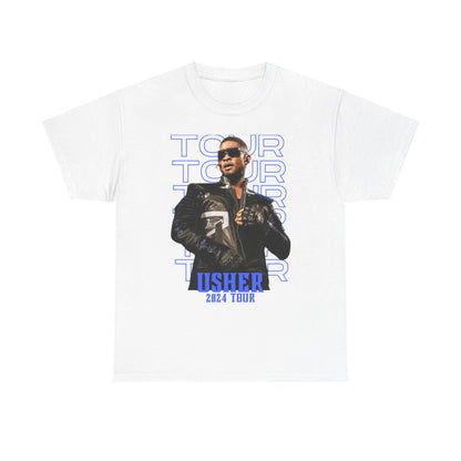 Usher 2024 Tour Past Present Future World Tour Shirt