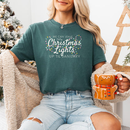 Merry Swiftmas Christmas Lights Shirt - Comfort Colors Gift