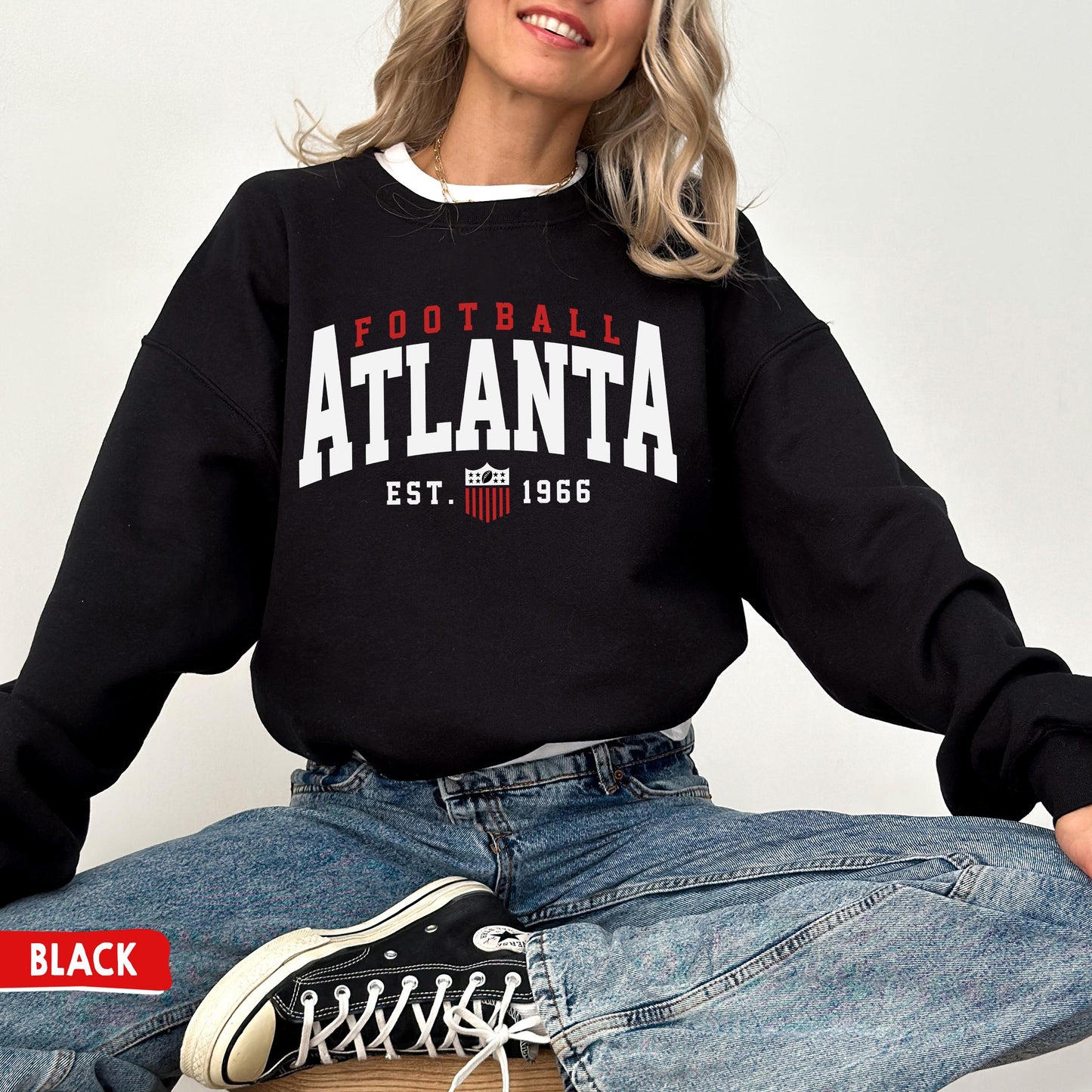 Atlanta Football Crewneck Sweatshirt, Falcons Game Day T-Shirt Gift