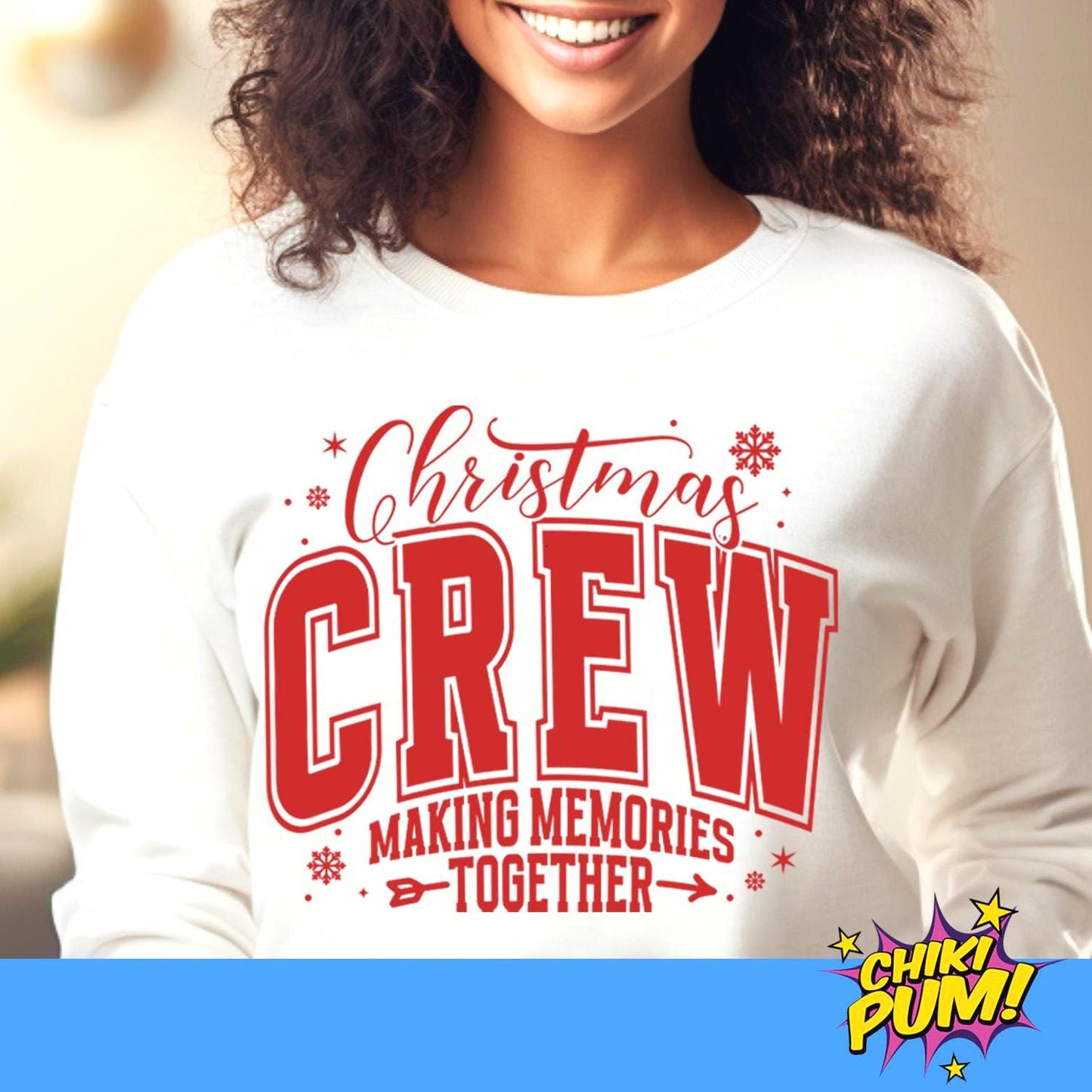 Christmas Crew Varsity Shirt - Making Memories Together