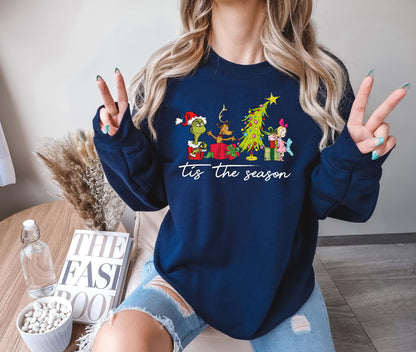 Merry Grinchmas Shirt - Grinch Christmas Sweatshirt Gift