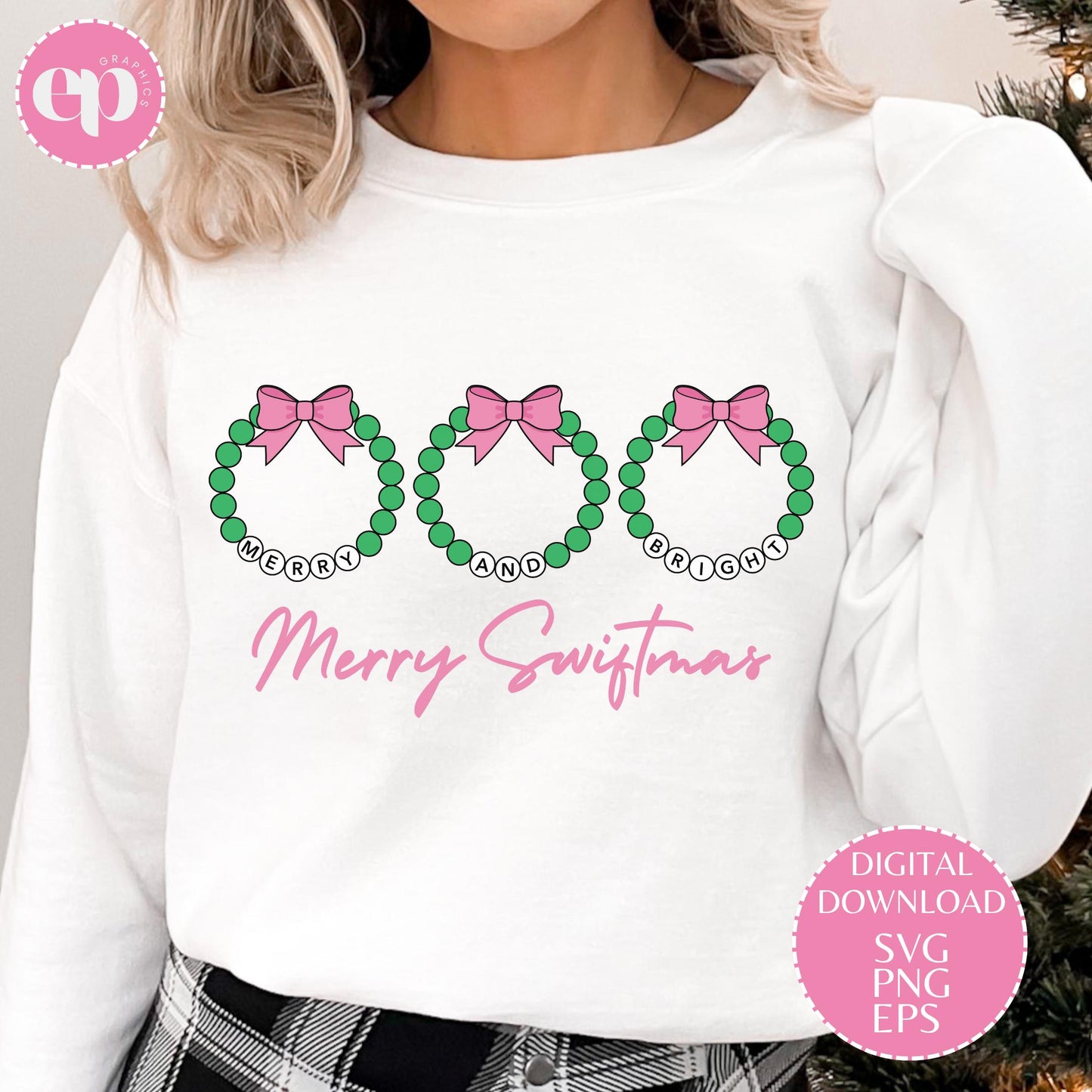 Eras Christmas Shirt , Merry Swiftmas , Swiftie Wreath