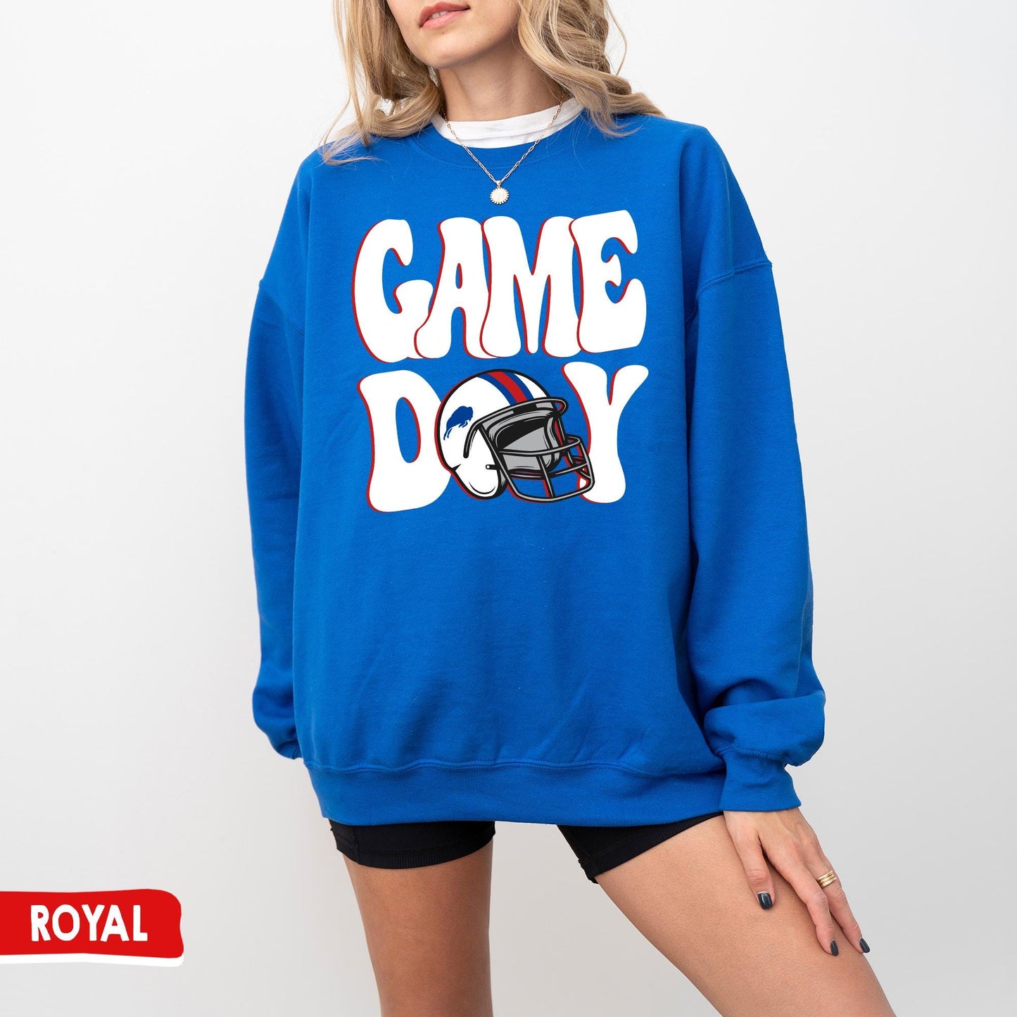 Buffalo Bill Game Day Crewneck Sweatshirt - Perfect Sunday Football Gift