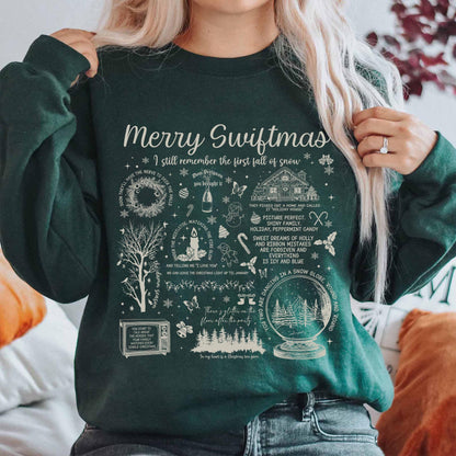 Retro Merry Swiftmas Christmas - Eras Tour Design