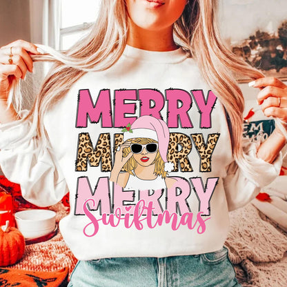 Merry Swiftmas Christmas Shirt - Funny Swiftie Christmas Tee