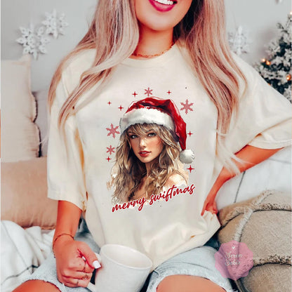 Merry Swiftmas Shirt - Cozy Winter Apparel For Music Fans