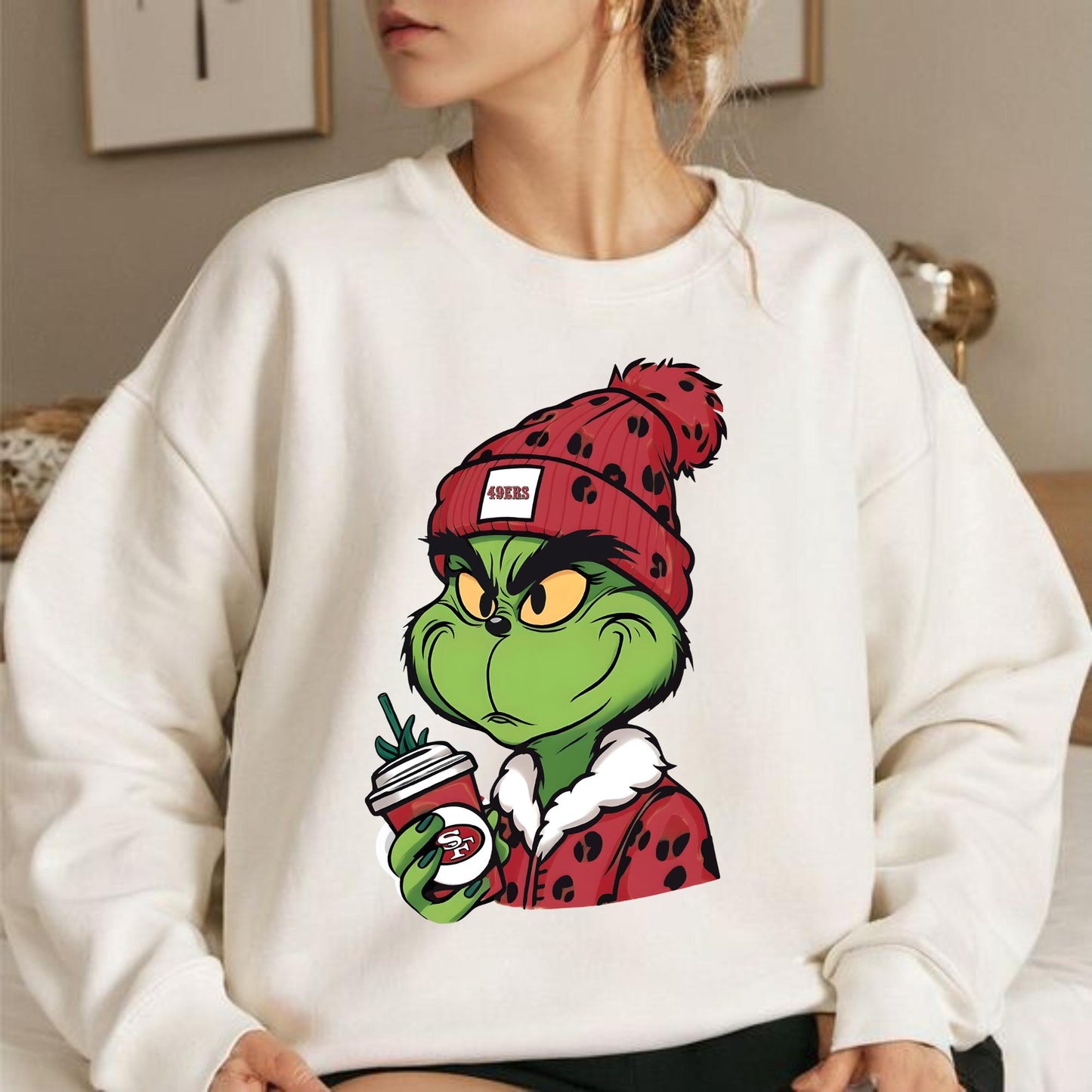 San Francisco 49Ers Grinch Christmas Shirt Sweatshirt