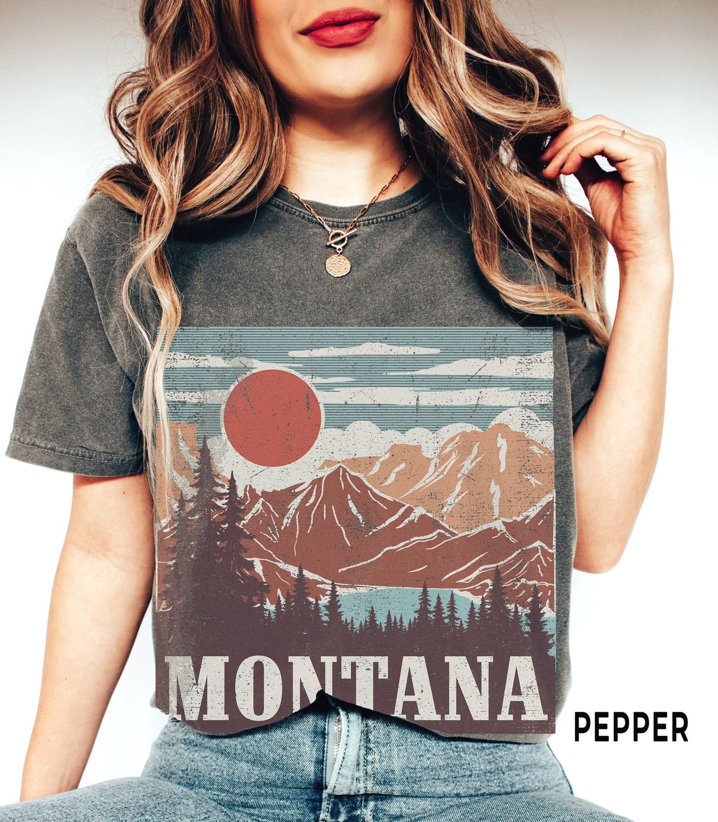 Adventure Awaits Montana Tee - Vintage Inspired Comfort Fit