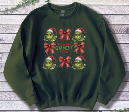 Feeling Extra Grinchy Today Funny Grinch Christmas Shirt