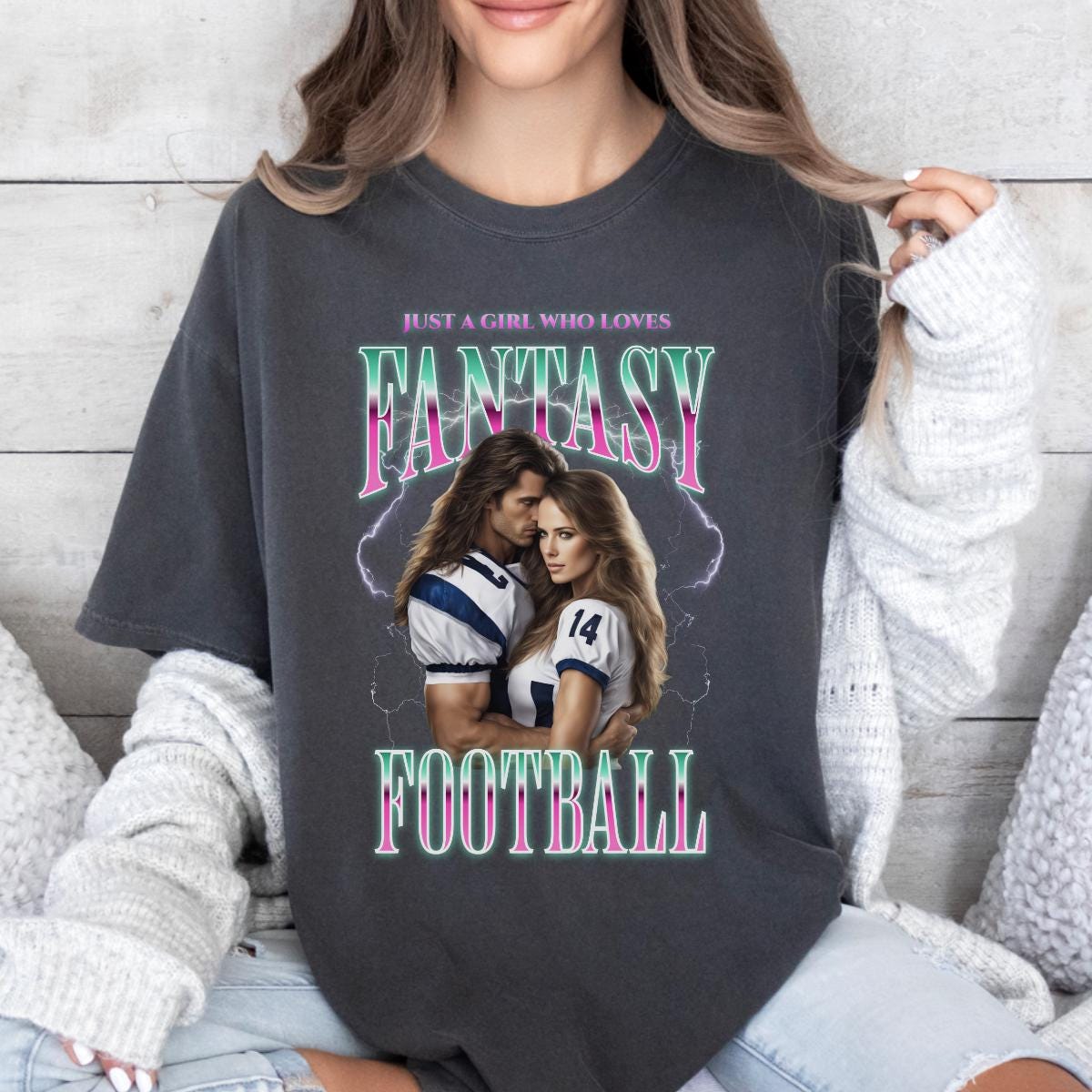 Fantasy Football Spicy Book Funny Reader Shirt Gift For Her